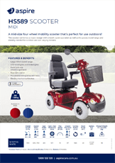 Aspire HS589 Mobility Scooter Flyer