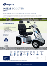 Aspire HS928 Mobility Scooter Flyer