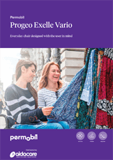 Permobil Progeo Exelle Vario Wheelchair Flyer